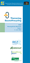 Flyer-Titelblatt Thementag Baustoffrecycling Flyer-Titelblatt Thementag Baustoffrecycling