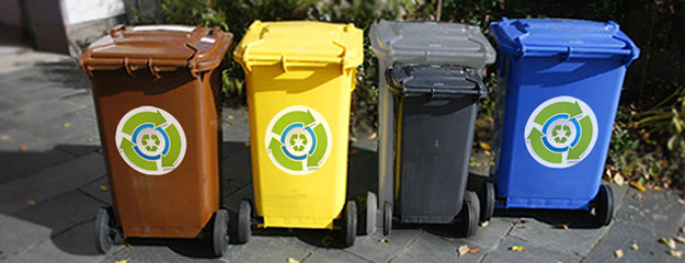 Schmuckbild von Mülltonnen