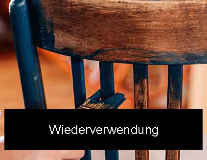 Link führt zur Seite Wiederverwendung gebrauchter Gegenstände