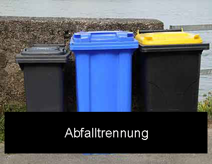 Link führt zur Seite Abfalltrennung